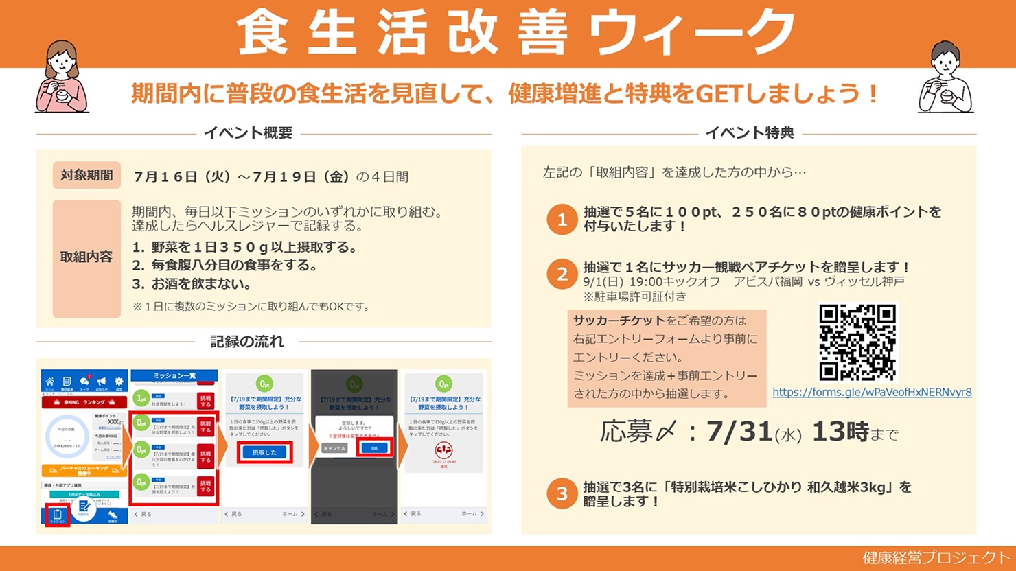 食生活改善ウィーク